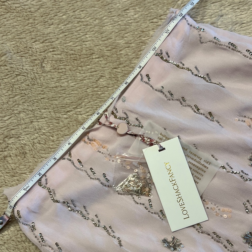 LOVESHACKFANCY Goodall Embellished Midi Skirt - Picture 10 of 15